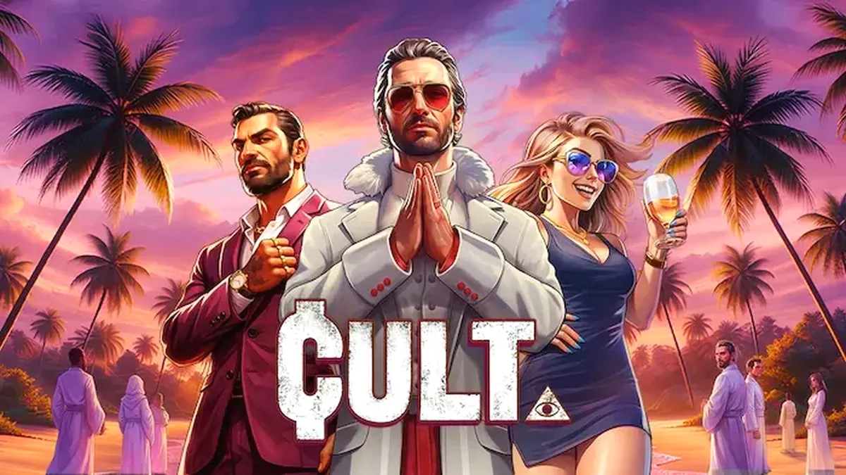 Cena sombria e misteriosa do slot Cult com elementos rituais